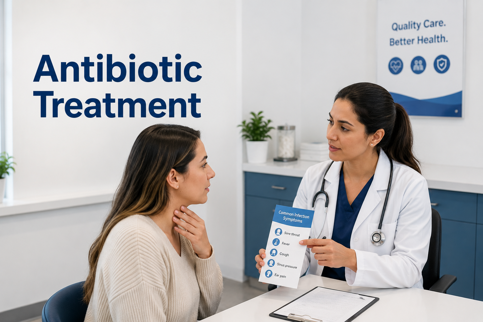 antibiotic treatment Stafford