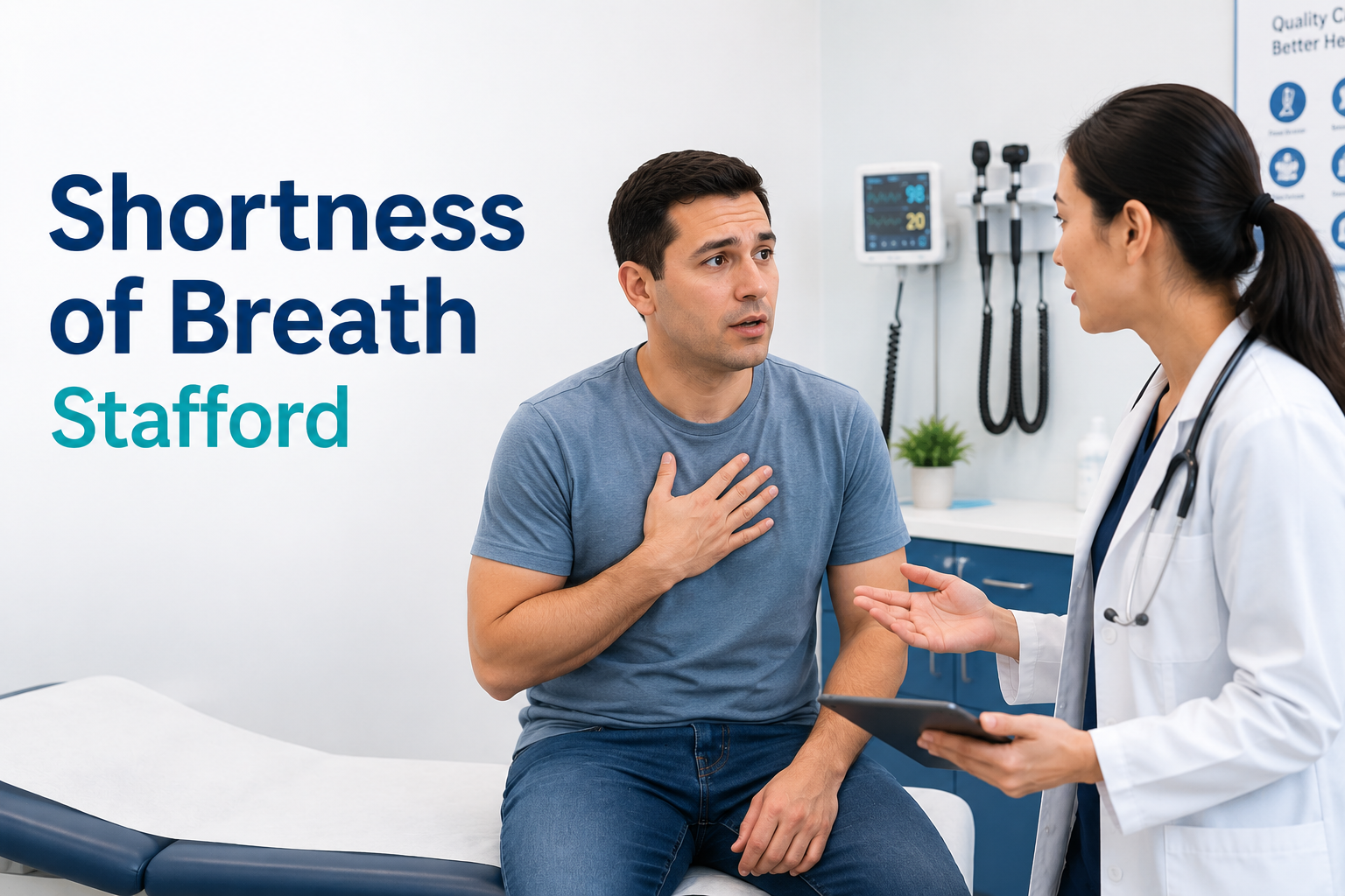 Shortness of Breath Stafford: When to Visit a Clinic
